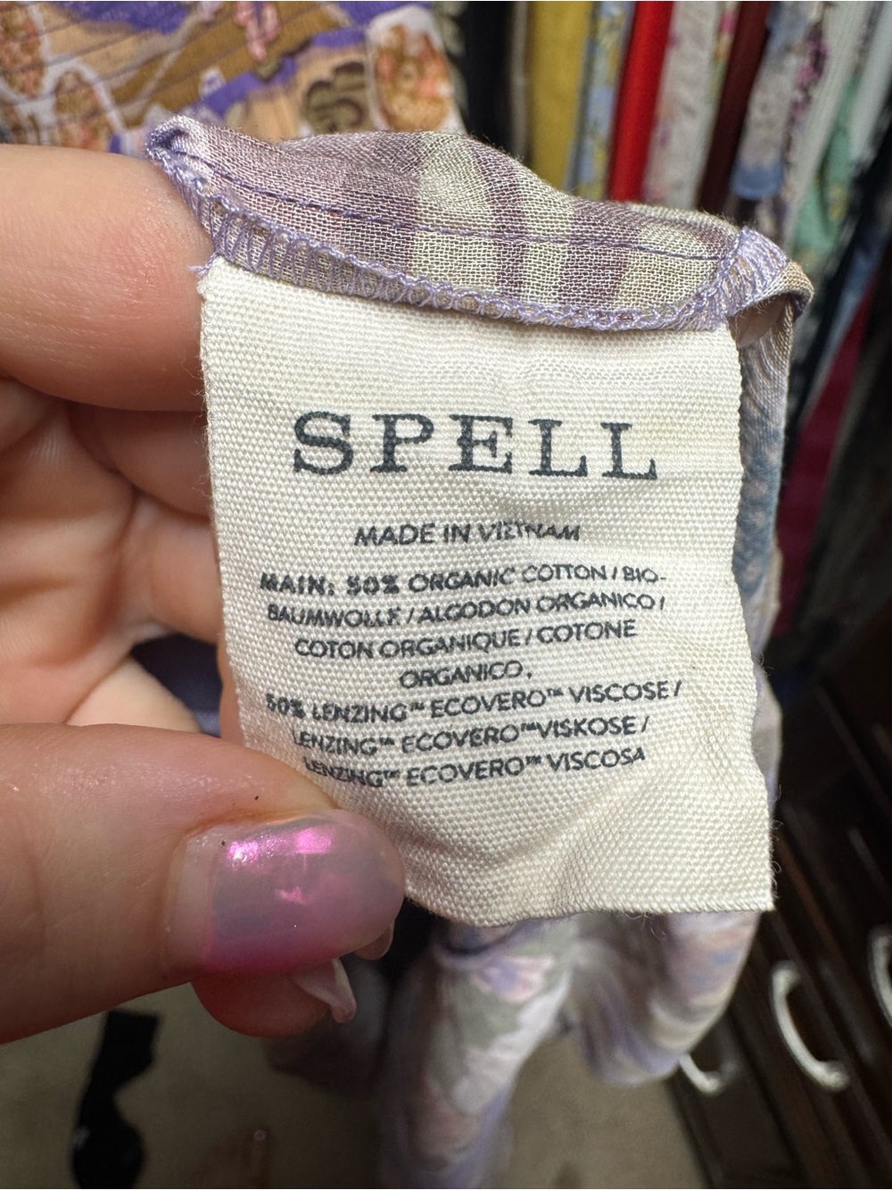 Spell Dancing Valley Ra-Ra Maxi Skirt in Violet - like New - Sz XS - Picture 8 of 10